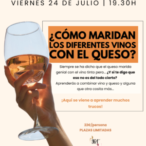 Cata Maridada de Vinos y Quesos